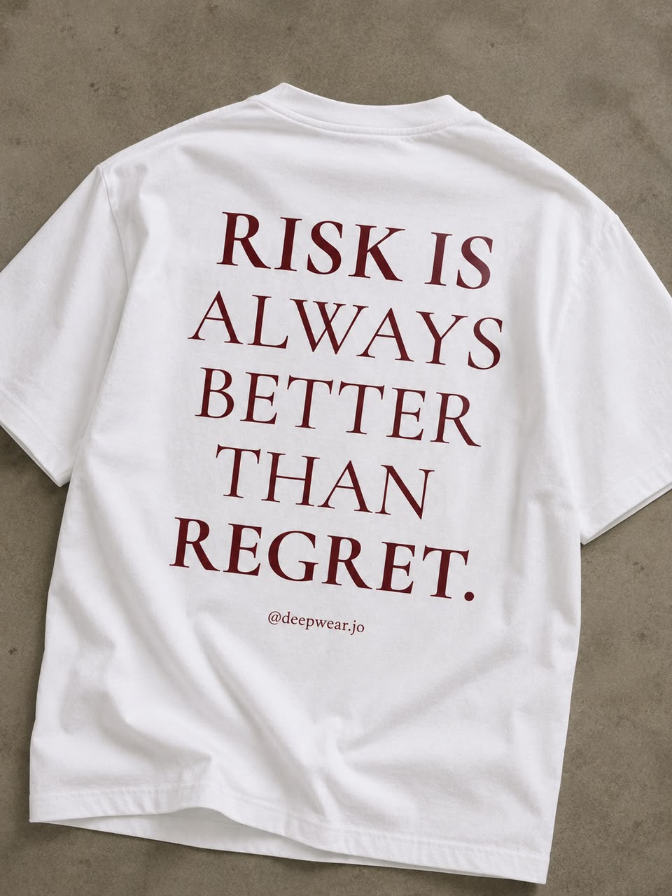 Take the trip. Take the chance. Take the risk.